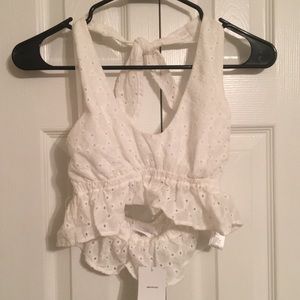 Halter Tie Crop Top